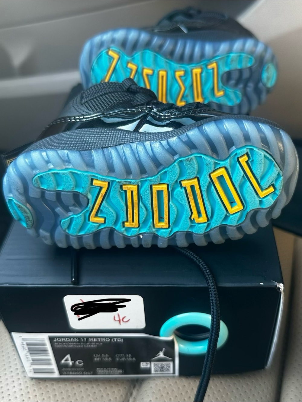 Air Jordan 11 Retro Gamma Blue 2025 Toddler 4C
